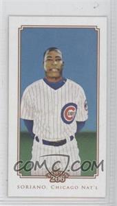 2010 Topps 206 - [Base] - Mini American Caramel Back #284 - Alfonso Soriano