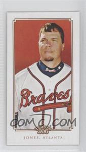 2010 Topps 206 - [Base] - Mini Piedmont Back #184 - Chipper Jones