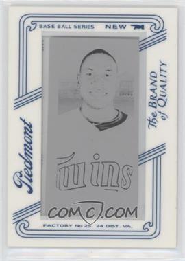 2010 Topps 206 - [Base] - Printing Plate Mini Black Piedmont Framed #135 - Delmon Young /1