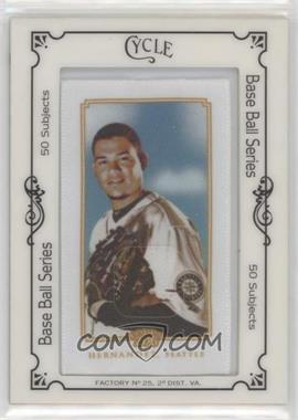 2010 Topps 206 - [Base] - Silk Mini Cycle Framed #53 - Felix Hernandez /50