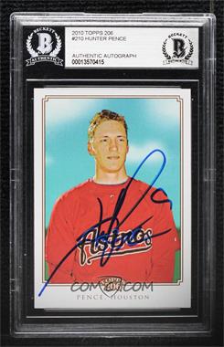 2010 Topps 206 - [Base] #210 - Hunter Pence [BAS BGS Authentic]