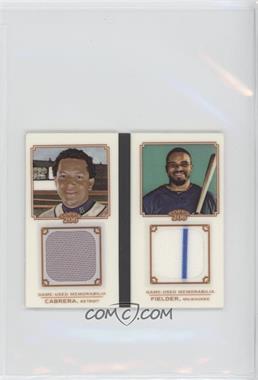 2010 Topps 206 - Mini Book Relic #MBR14 - Miguel Cabrera, Prince Fielder /99 [Good to VG‑EX]