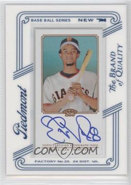 2010 Topps 206 - Mini Framed Autographs - Piedmont #TA-EV - Eugenio Velez