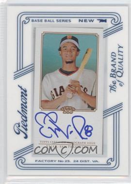 2010 Topps 206 - Mini Framed Autographs - Piedmont #TA-EV - Eugenio Velez