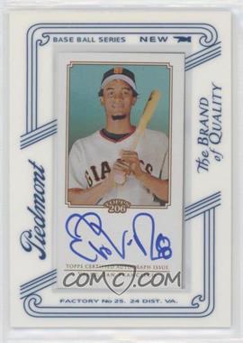 2010 Topps 206 - Mini Framed Autographs - Piedmont #TA-EV - Eugenio Velez