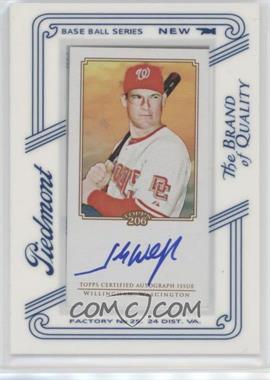 2010 Topps 206 - Mini Framed Autographs - Piedmont #TA-JW - Josh Willingham