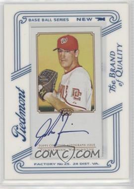 2010 Topps 206 - Mini Framed Autographs - Piedmont #TA-JZ - Jordan Zimmermann