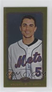 2010 Topps 206 - Mini Gold Chrome Piedmont Backs #T2C48 - David Wright /50