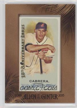 2010 Topps Allen & Ginter's - [Base] - 2015 Buyback Minis Framed 10th Anniversary Issue #348 - Asdrubal Cabrera