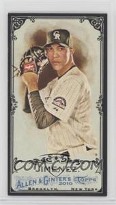 2010 Topps Allen & Ginter's - [Base] - Minis Black Border #142 - Ubaldo Jimenez