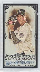 2010 Topps Allen & Ginter's - [Base] - Minis Black Border #142 - Ubaldo Jimenez