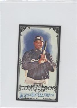 2010 Topps Allen & Ginter's - [Base] - Minis Black Border #4 - Prince Fielder