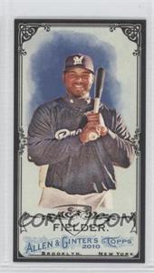 2010 Topps Allen & Ginter's - [Base] - Minis Black Border #4 - Prince Fielder