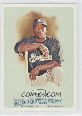 2010 Topps Allen & Ginter's - [Base] #168 - Rickie Weeks