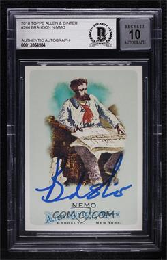 2010 Topps Allen & Ginter's - [Base] #264 - Captain Nemo [BAS Authentic]