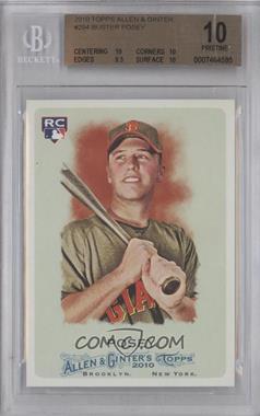 2010 Topps Allen & Ginter's - [Base] #294 - Buster Posey [BGS 10 PRISTINE]