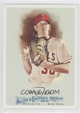 2010 Topps Allen & Ginter's - [Base] #328 - Jered Weaver