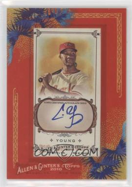 2010 Topps Allen & Ginter's - Framed Mini Autographs #AGA-CY - Chris Young