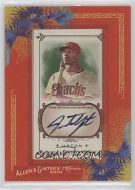 2010 Topps Allen & Ginter's - Framed Mini Autographs #AGA-JU - Justin Upton