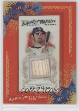 2010 Topps Allen & Ginter's - Framed Mini Relics #AGR-AG - Adrian Gonzalez