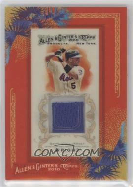 2010 Topps Allen & Ginter's - Framed Mini Relics #AGR-DWR - David Wright