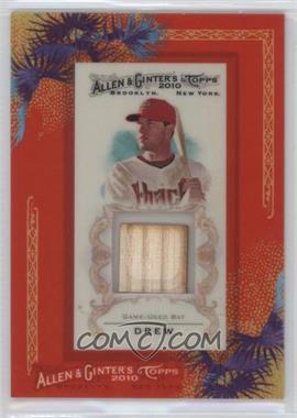 2010 Topps Allen & Ginter's - Framed Mini Relics #AGR-SD - Stephen Drew