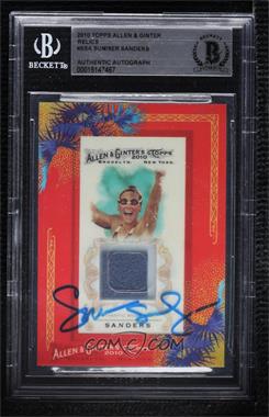 2010 Topps Allen & Ginter's - Framed Mini Relics #AGR-SSA - Summer Sanders [BAS BGS Authentic]