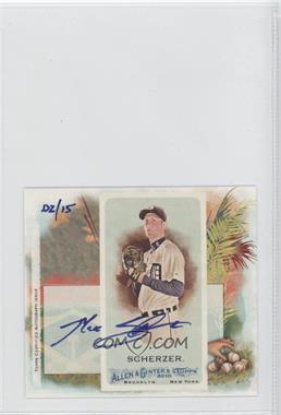 2010 Topps Allen & Ginter's - N43 Boxloader - Autographs #N43BA-MS - Max Scherzer /15