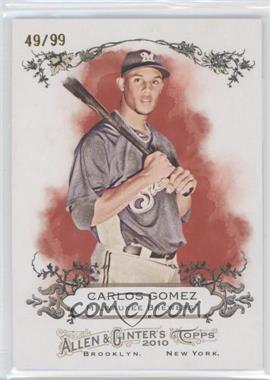 2010 Topps Allen & Ginter's - Rip Cards - Ripped #RIP-RC5 - Carlos Gomez /99