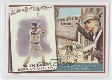 2010 Topps Allen & Ginter's - This Day in History #TDH12 - Andre Ethier