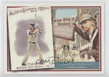 2010 Topps Allen & Ginter's - This Day in History #TDH12 - Andre Ethier