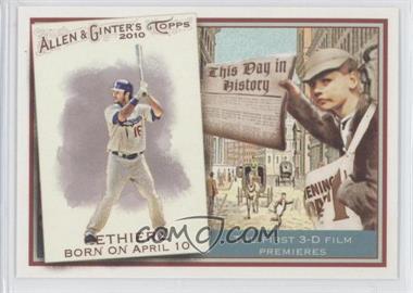 2010 Topps Allen & Ginter's - This Day in History #TDH12 - Andre Ethier