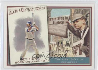 2010 Topps Allen & Ginter's - This Day in History #TDH12 - Andre Ethier