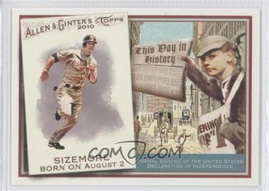 2010 Topps Allen & Ginter's - This Day in History #TDH22 - Grady Sizemore