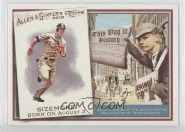 2010 Topps Allen & Ginter's - This Day in History #TDH22 - Grady Sizemore