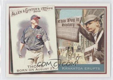 2010 Topps Allen & Ginter's - This Day in History #TDH38 - Jim Thome