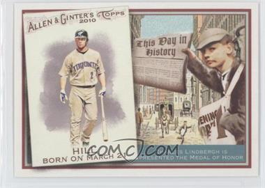 2010 Topps Allen & Ginter's - This Day in History #TDH41 - Aaron Hill