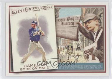 2010 Topps Allen & Ginter's - This Day in History #TDH64 - Josh Hamilton