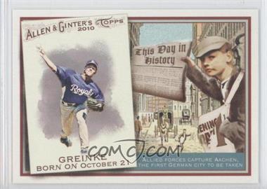 2010 Topps Allen & Ginter's - This Day in History #TDH65 - Zack Greinke