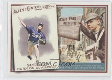 2010 Topps Allen & Ginter's - This Day in History #TDH65 - Zack Greinke