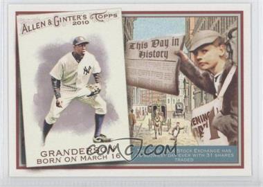 2010 Topps Allen & Ginter's - This Day in History #TDH66 - Curtis Granderson