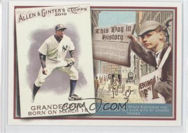 2010 Topps Allen & Ginter's - This Day in History #TDH66 - Curtis Granderson