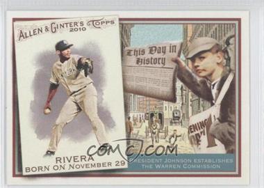 2010 Topps Allen & Ginter's - This Day in History #TDH75 - Mariano Rivera