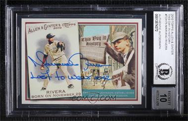 2010 Topps Allen & Ginter's - This Day in History #TDH75 - Mariano Rivera [BAS 10]