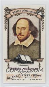 2010 Topps Allen & Ginter's - World's Wordsmiths Minis #WGWS2 - William Shakespeare