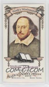 2010 Topps Allen & Ginter's - World's Wordsmiths Minis #WGWS2 - William Shakespeare