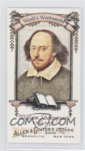 2010 Topps Allen & Ginter's - World's Wordsmiths Minis #WGWS2 - William Shakespeare