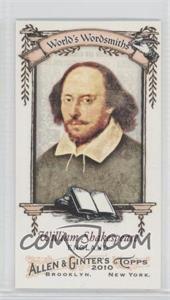 2010 Topps Allen & Ginter's - World's Wordsmiths Minis #WGWS2 - William Shakespeare