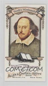 2010 Topps Allen & Ginter's - World's Wordsmiths Minis #WGWS2 - William Shakespeare