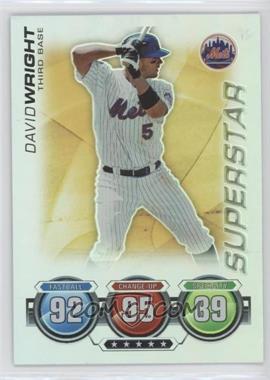 2010 Topps Attax - Battle of the Ages - Foil #_DAWR - Superstar - David Wright